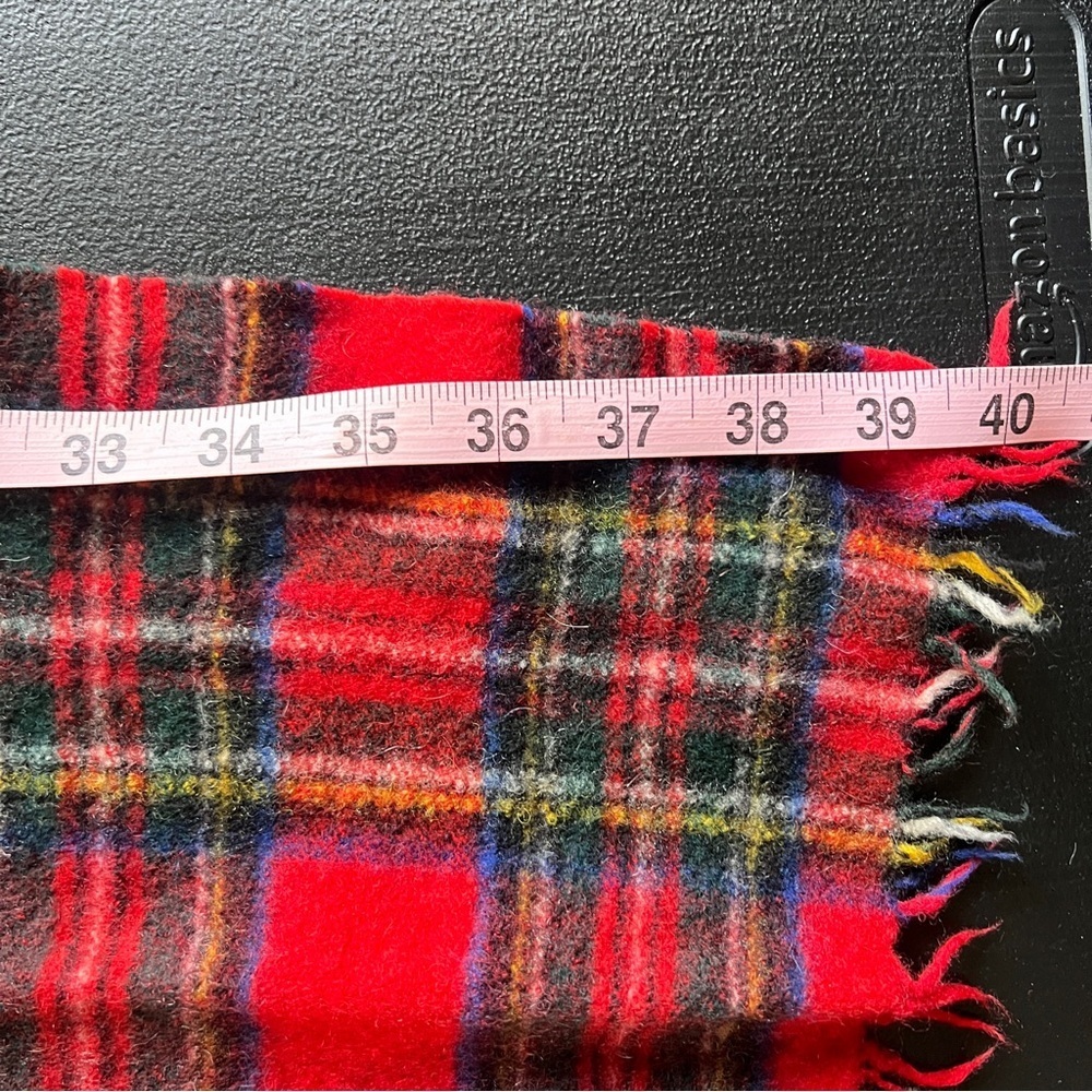 Vintage The Scotch House Scarf London Paris Cashmere Johnstons Elgin Scotland - Picture 8 of 8